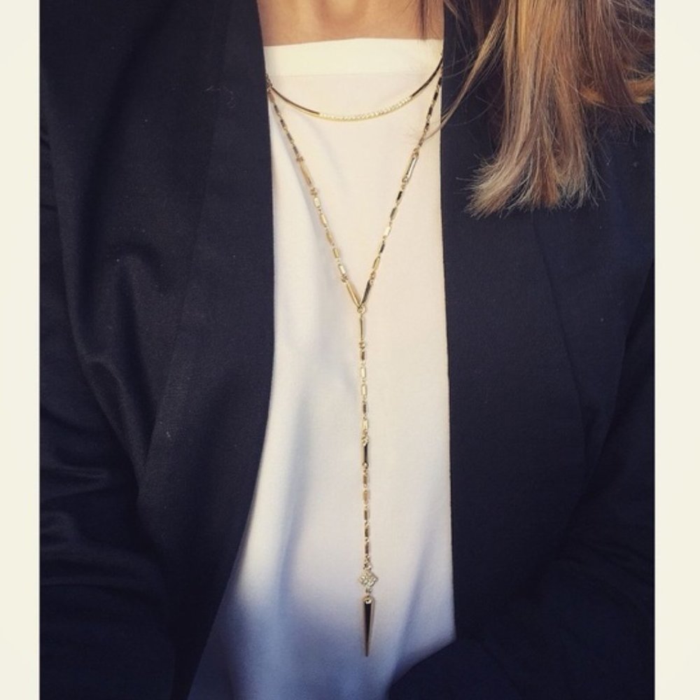 Stella & Dot [GOLD]⚜️Bianca Lariat Necklace - Picture 6 of 9